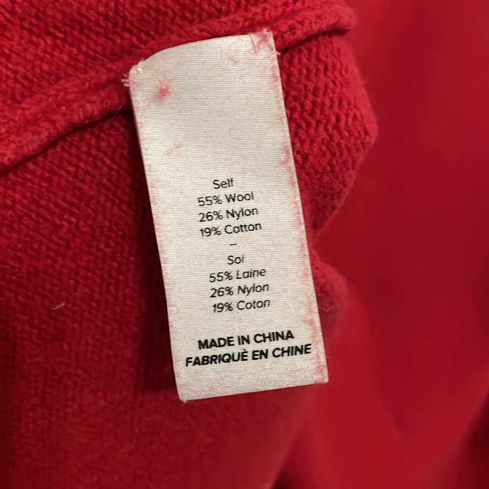 CINQ À SEPT Women’s Josephine Embroidered red Pullover - Picture 8 of 10